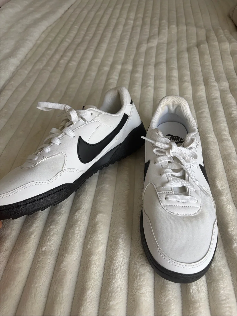 Nike Women’s White & Black     Court Royale/Court Vision Sneakers